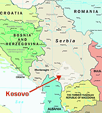Balkan map