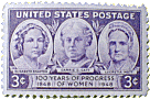 100 Years of Progress of Women stamp